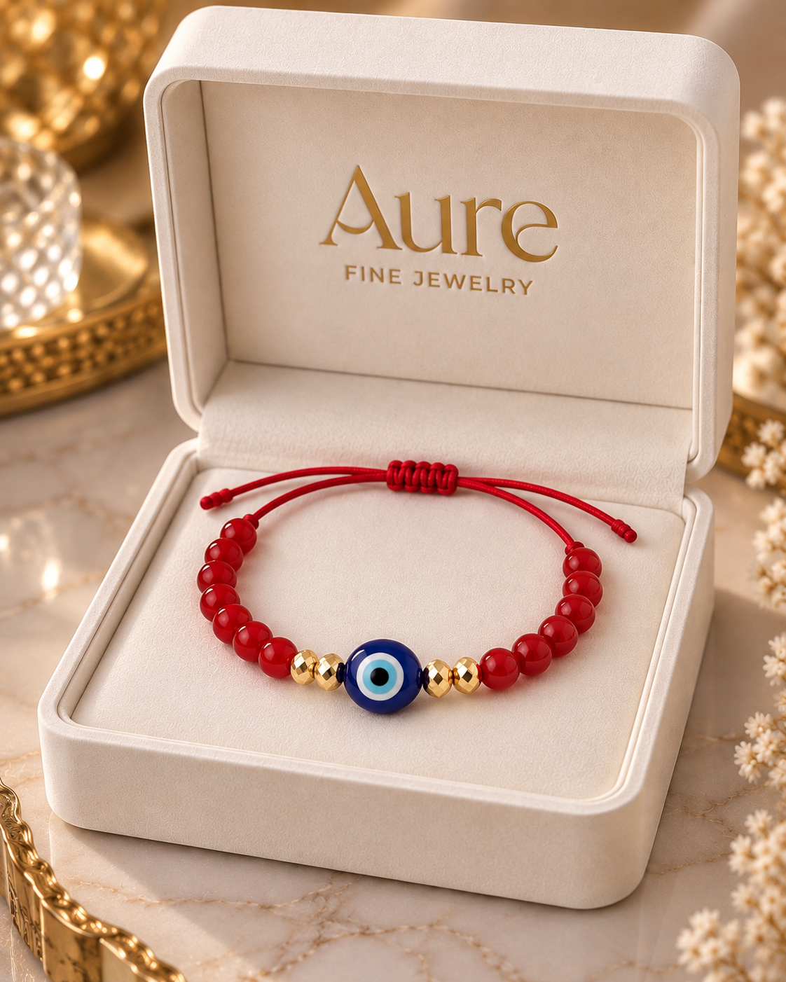Aure Guardian Eye 18K Solid gold Bracelet