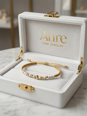 Aure Eternity 18k Solid Gold Bracelet