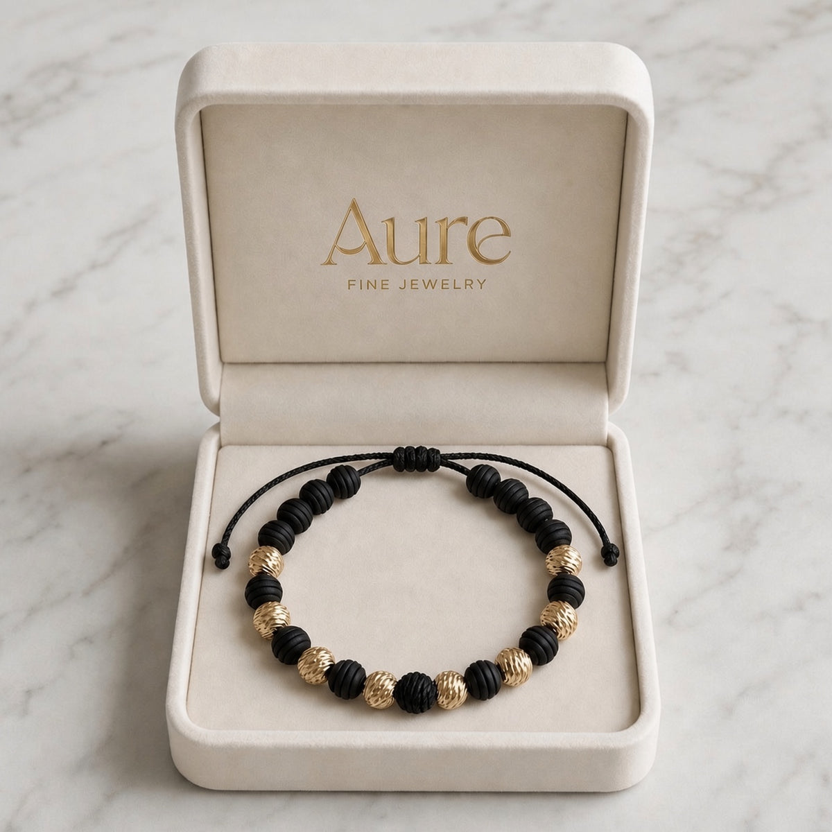 Aure Classic 18K Solid Gold Bracelet